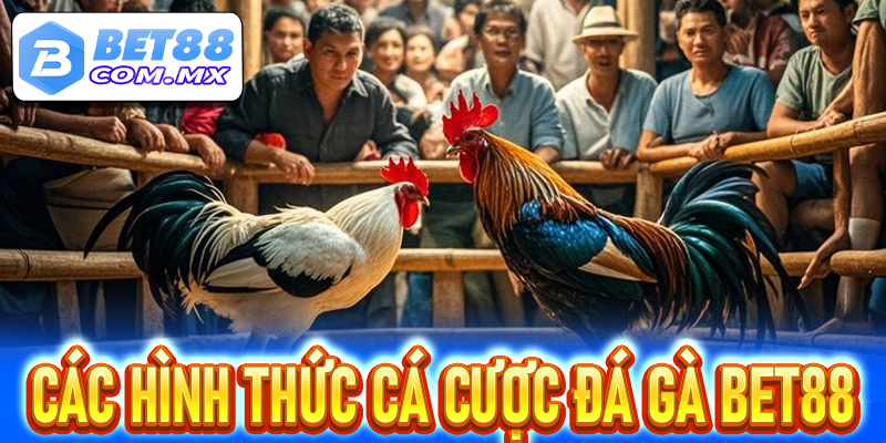 Các hình thức cá cược trên Đá gà Bet88
